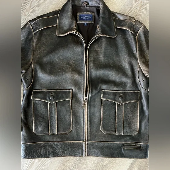 Daniel Cremieux Leather Jacket - Men’s Large
